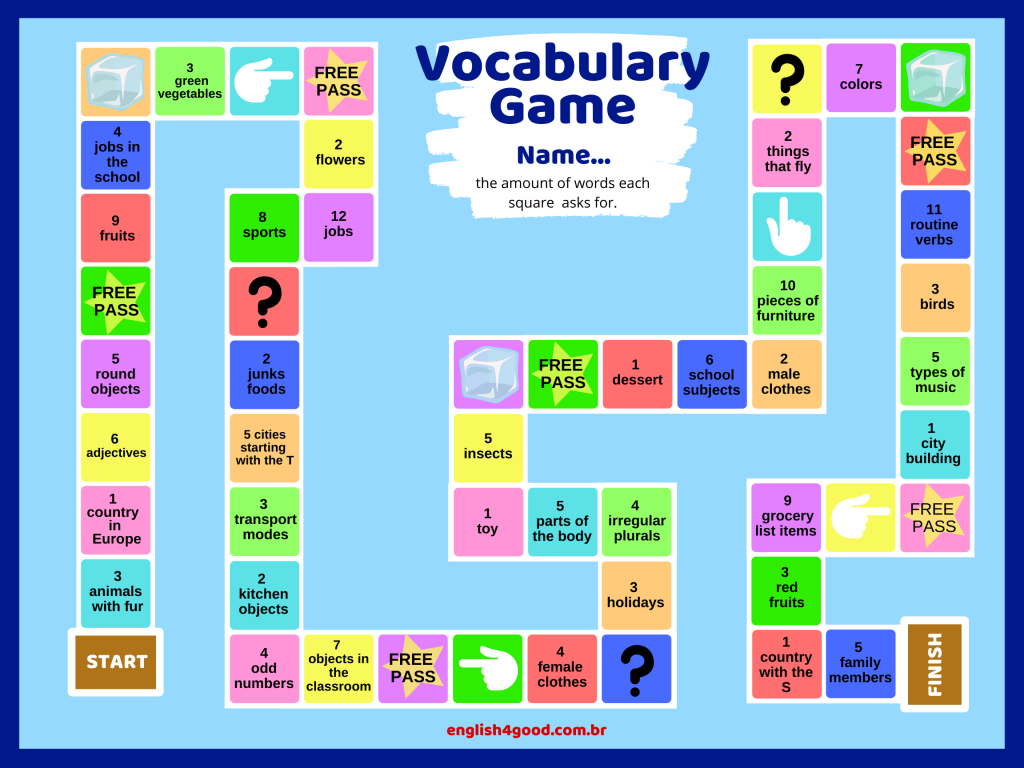 English Vocabulary Games Online For Adults