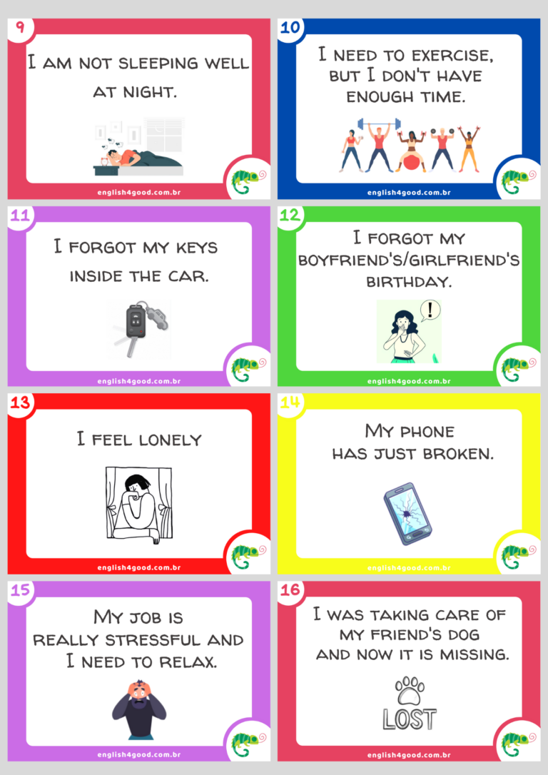 Advice Flashcards - English4Good Advice flashcards